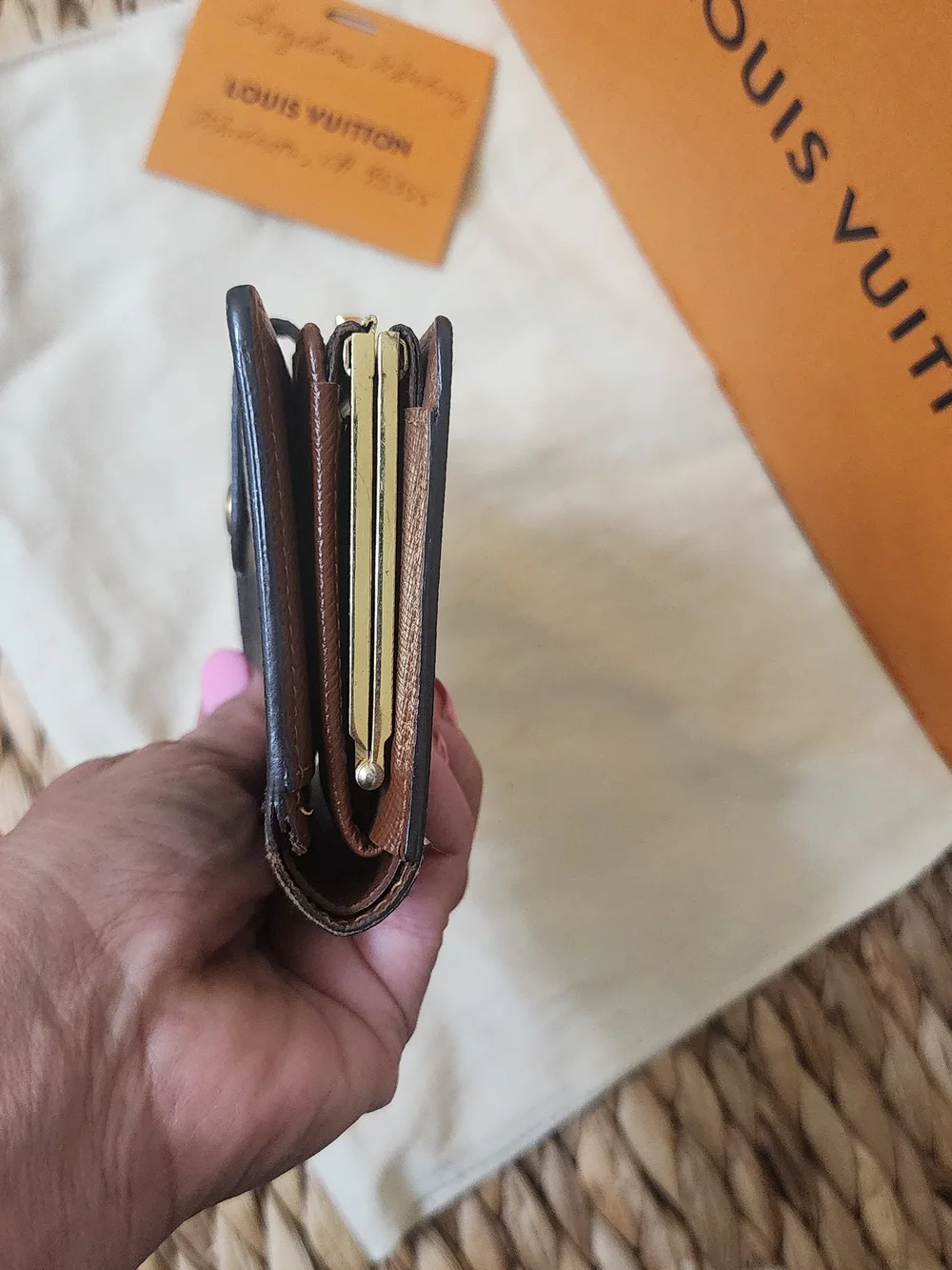 Louis Vuitton Monogram Small Wallet in Brown
